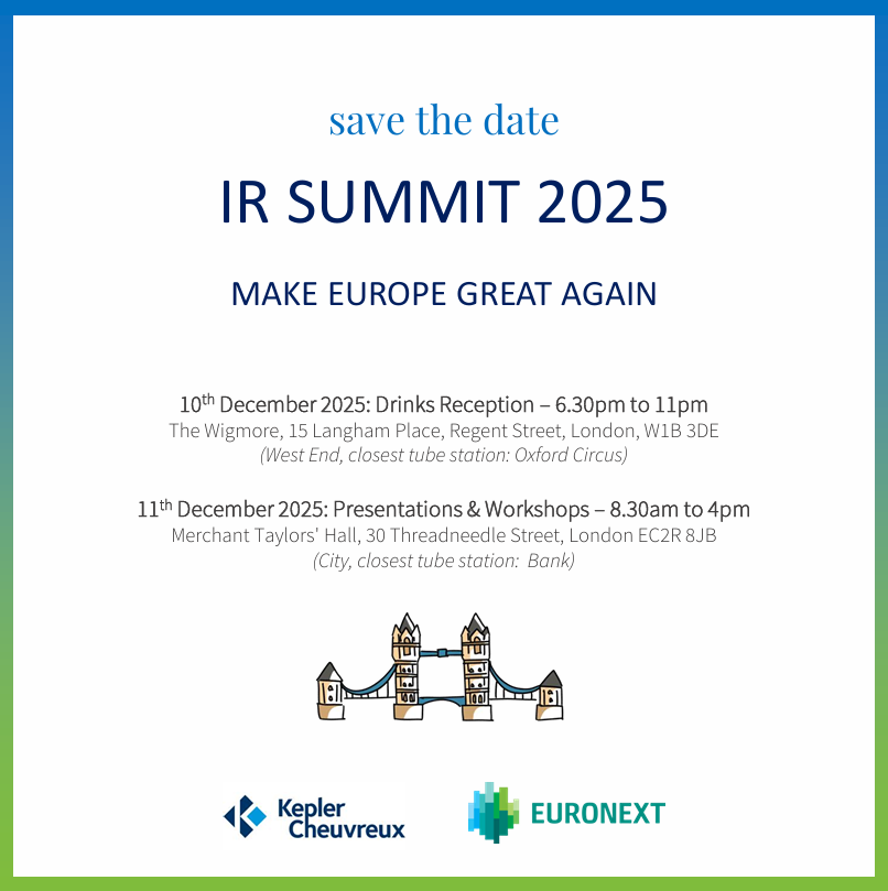 save the date IR Summit 2025