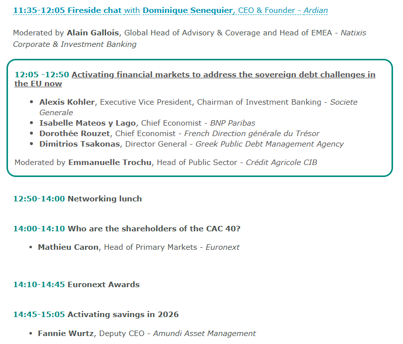 euronext 2026 conf agenda 2