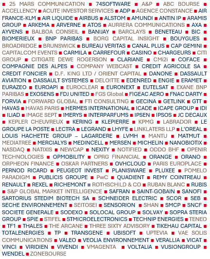 sociétés représentées au 02/06/2026