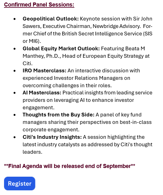 IR University Citi 2