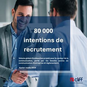 80 000 recrutements en communication financière